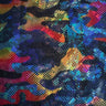 Poly Spandex Shattered Camouflage Hologram Fabric