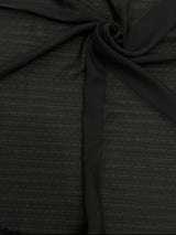 Sheer Black Chiffon