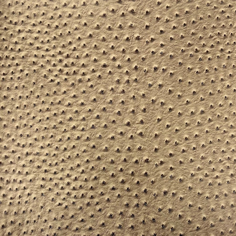 Faux Leather Vinyl Fabric Saratoga Ostrich Texture