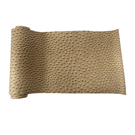 Faux Leather Vinyl Fabric Saratoga Ostrich Texture