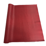 Saratoga Ostrich Faux Leather Vinyl Fabric - Ostrich Embossed Texture, 54" Width (1 Yard)