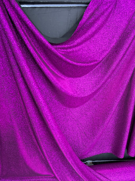 Magenta Stretch Metallic Lurex