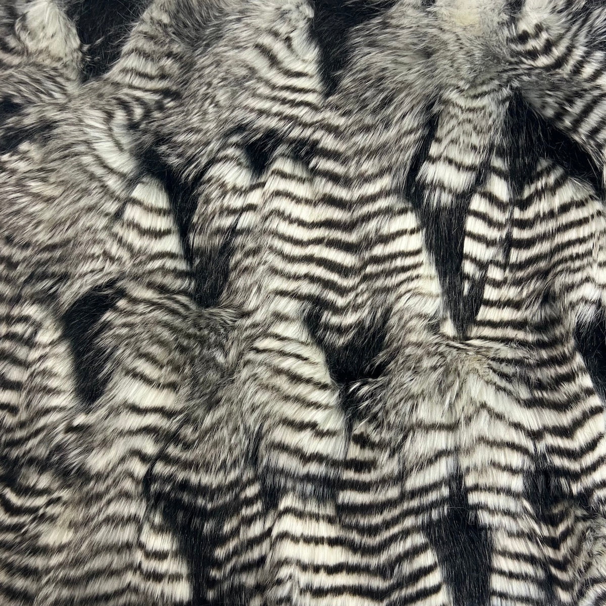 Porcupine Feather Faux Fur Fabric - 50 Percent Acrylic 50 Percent Polyester, Brown, 60" Width, 2" Pile Length (1 Yard)