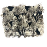 Porcupine Feather Faux Fur Fabric - 50 Percent Acrylic 50 Percent Polyester, Brown, 60" Width, 2" Pile Length (1 Yard)