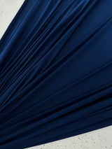 Shiny Navy Double Brushed DTY Jersey