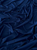 Shiny Navy Double Brushed DTY Jersey