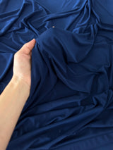 Shiny Navy Double Brushed DTY Jersey