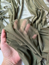 Army Green 4-Way Stretch Power Mesh