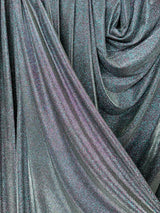 Silver Iridescent Stretch Metallic Lurex