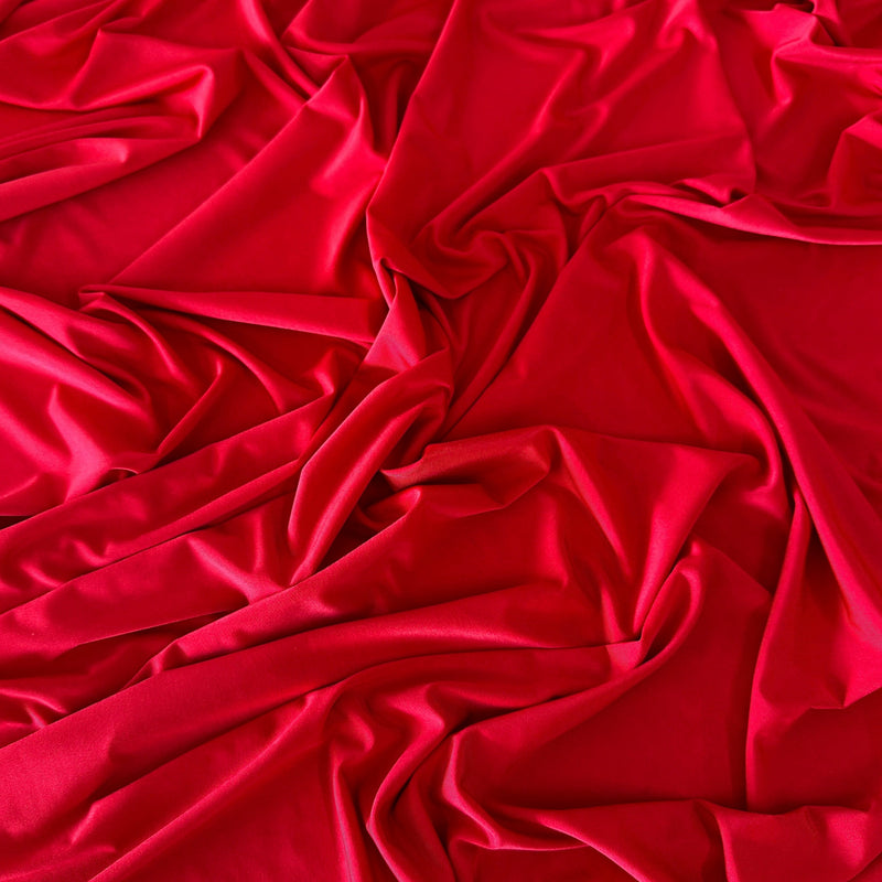 Red Double Brushed DTY Jersey