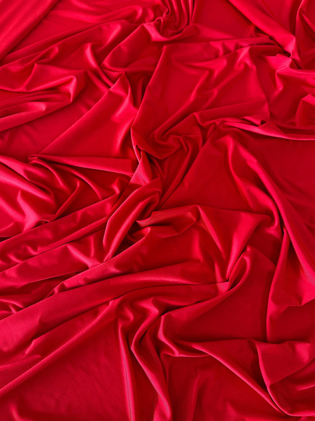 Red Double Brushed DTY Jersey