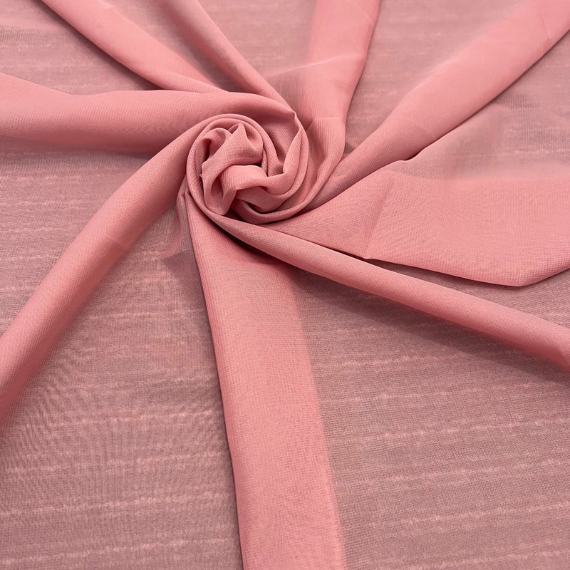 Dusty Rose Chiffon