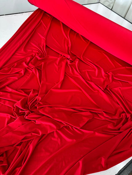 Red Double Brushed DTY Jersey