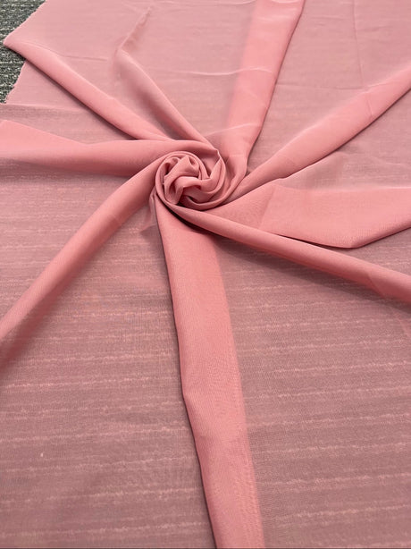 Dusty Rose Chiffon