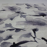 Mosaic Floral Leaf Lines Faux Fur Fabric - Mosaic Floral Leaf Print, 5' 3" X 7' 5" (1 Rug)