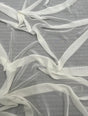 Ivory Shimmer Chiffon