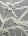 Ivory Shimmer Chiffon