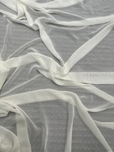 Ivory Shimmer Chiffon