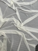 Ivory Shimmer Chiffon