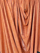 Stretch Metallic Lurex Rust