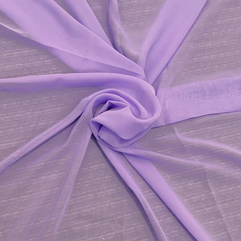 Sheer Lilac Chiffon