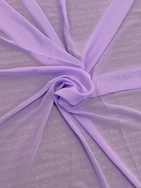Sheer Lilac Chiffon