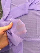 Sheer Lilac Chiffon