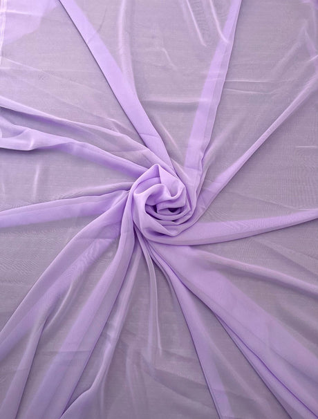 Sheer Lilac Chiffon