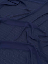 Navy Chiffon
