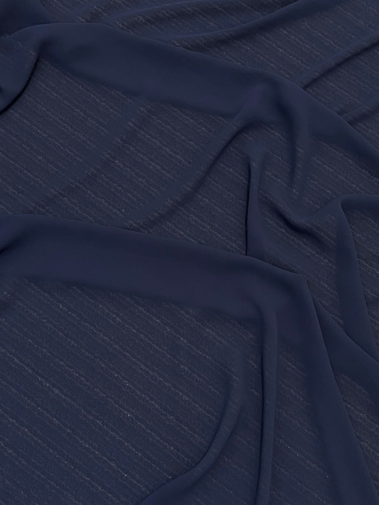 Navy Chiffon