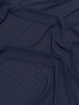Navy Chiffon