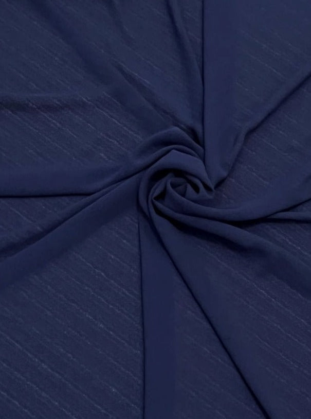 Navy Chiffon