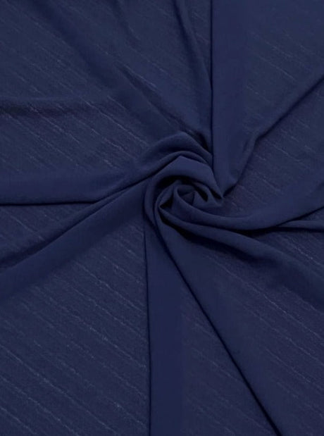 Navy Chiffon