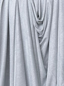 Light Silver Stretch Metallic Lurex