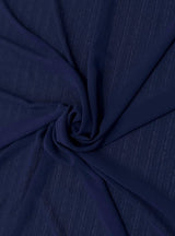 Navy Chiffon