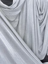 Light Silver Stretch Metallic Lurex
