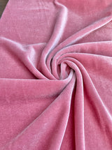 Stretch Velvet Dusty Rose