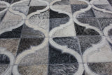 Joy Collection Polyester Printed Rug - Geometric Patch Work, Contemporary Earth Tones (5' X 7')