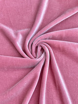Stretch Velvet Dusty Rose