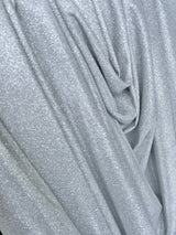Light Silver Stretch Metallic Lurex