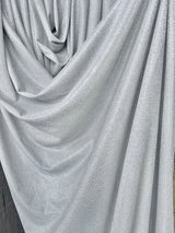 Light Silver Stretch Metallic Lurex
