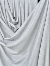 Light Silver Stretch Metallic Lurex