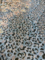 Pearl Beaded Floral Embroidery Lace