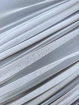 White 4 Way Stretch Power Mesh