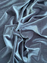 Stretch Velvet Charcoal