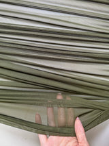Army Green 4-Way Stretch Power Mesh