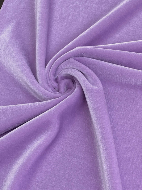 Lilac Stretch Velvet