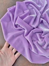 Lilac Stretch Velvet
