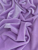 Lilac Stretch Velvet