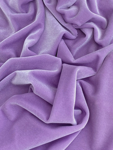 Lilac Stretch Velvet